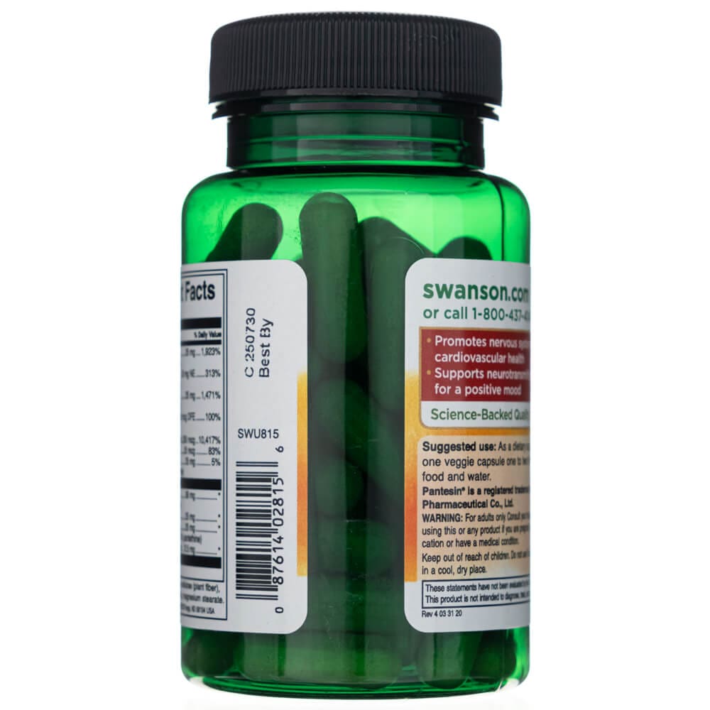 Swanson Activated B-Complex 60 Veg Capsules – Medpak