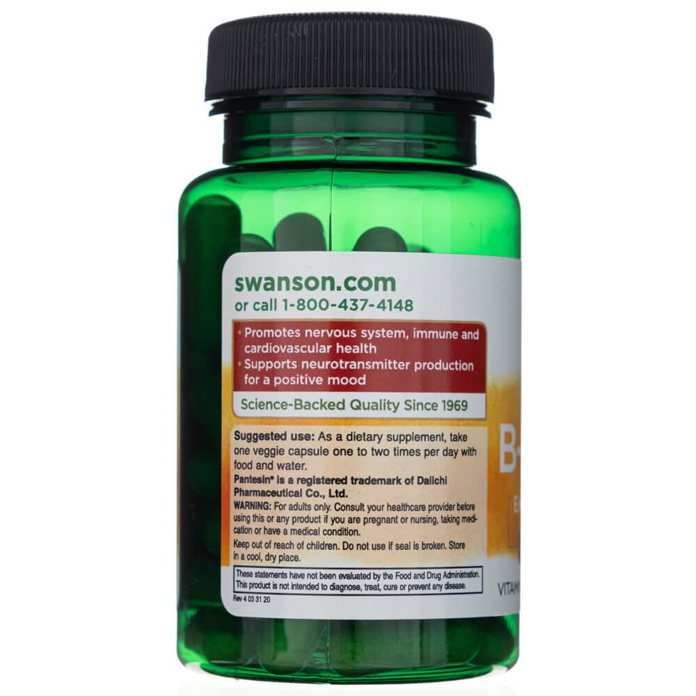 Swanson Activated B-Complex 60 Veg Capsules – Medpak