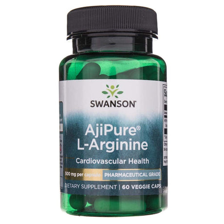 Swanson AjiPure L-Arginine 500 mg - 60 Veggie Caps