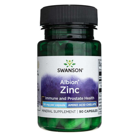 Swanson Albion Chelated Zinc 30 mg - 90 Capsules