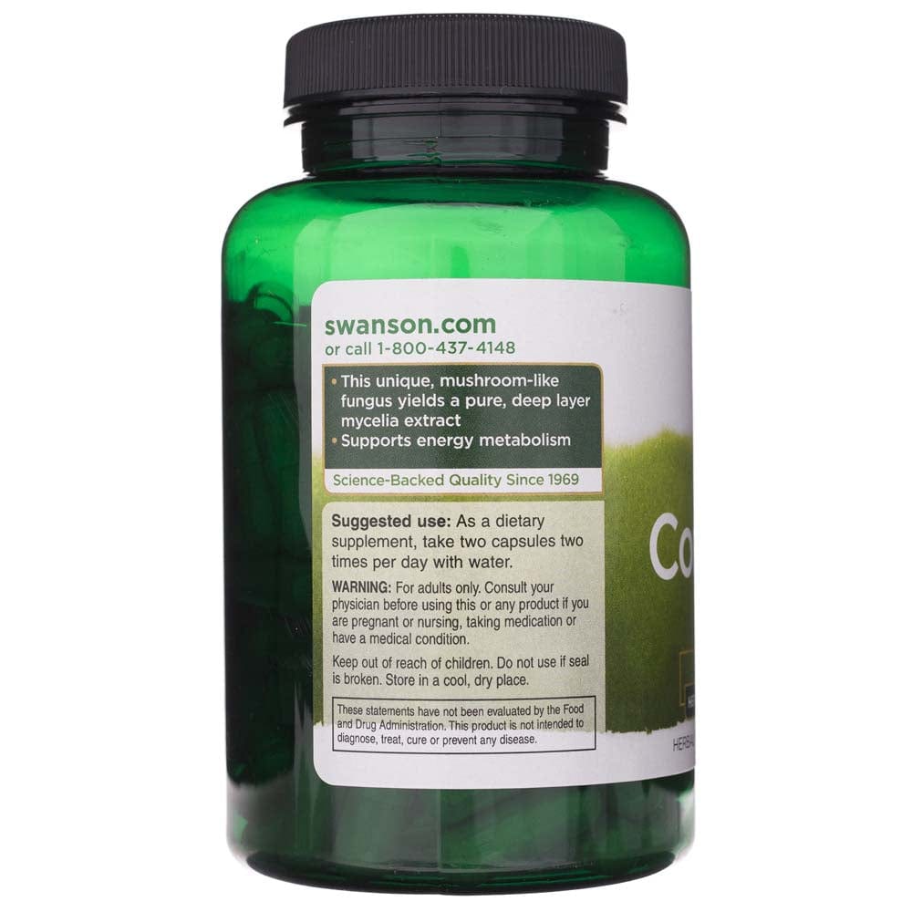 Swanson Cordyceps 600 mg - 120 Capsules