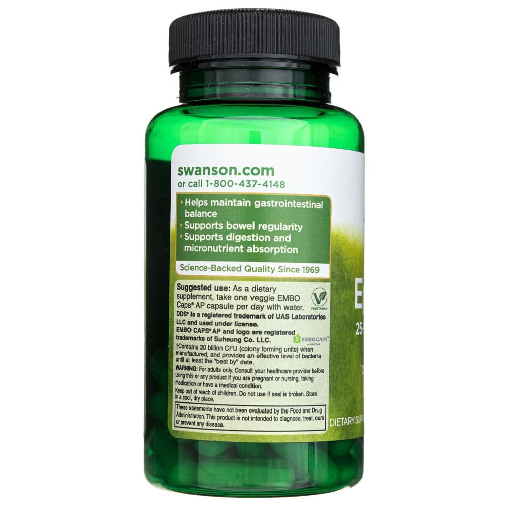 Swanson Epic Pro 25-Strain Probiotic - 30 Veg Capsules