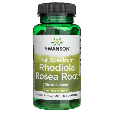 Swanson Full Spectrum Rhodiola Rosea Root 400 mg - 100 Capsules