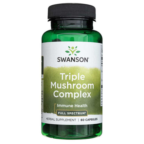 Swanson Full Spectrum Triple Mushroom Complex - 60 Capsules