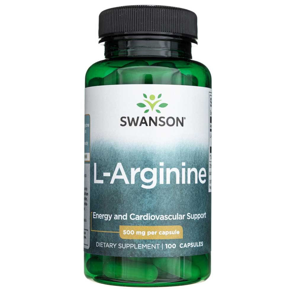 Swanson L-Arginine 500 mg - 100 Capsules