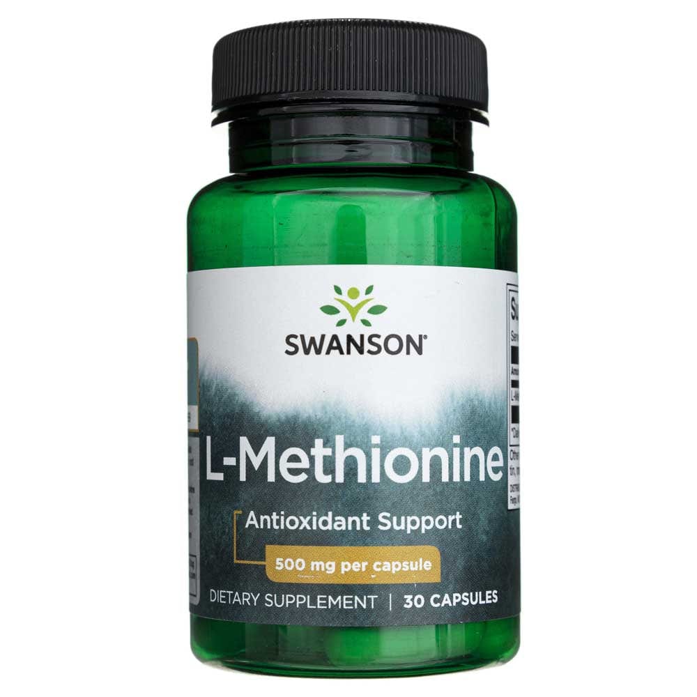 Swanson L-Methionine 500 mg - 30 Capsules