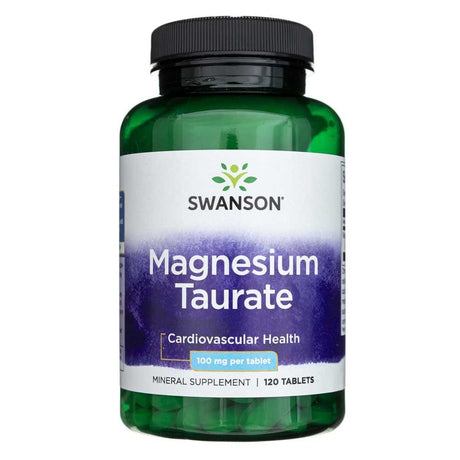 Swanson Magnesium Taurate 100 mg - 120 Tablets