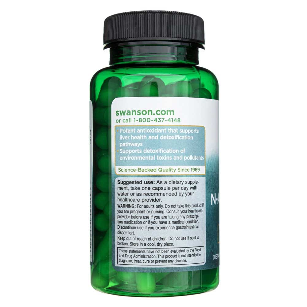 Swanson NAC N-Acetyl Cysteine 600 mg - 100 Capsules