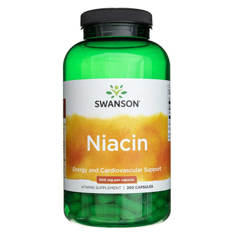 Swanson Niacin 500 mg - 250 Capsules
