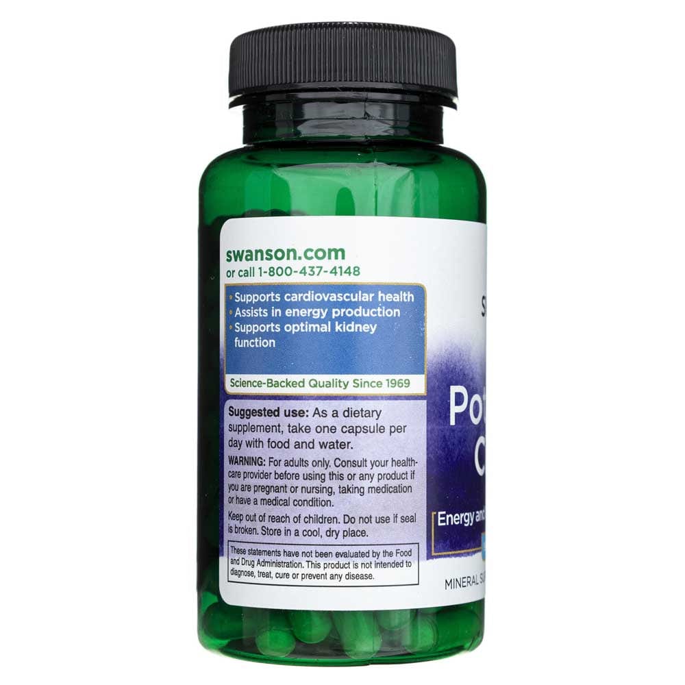 Swanson Potassium Citrate 99 mg - 120 Capsules