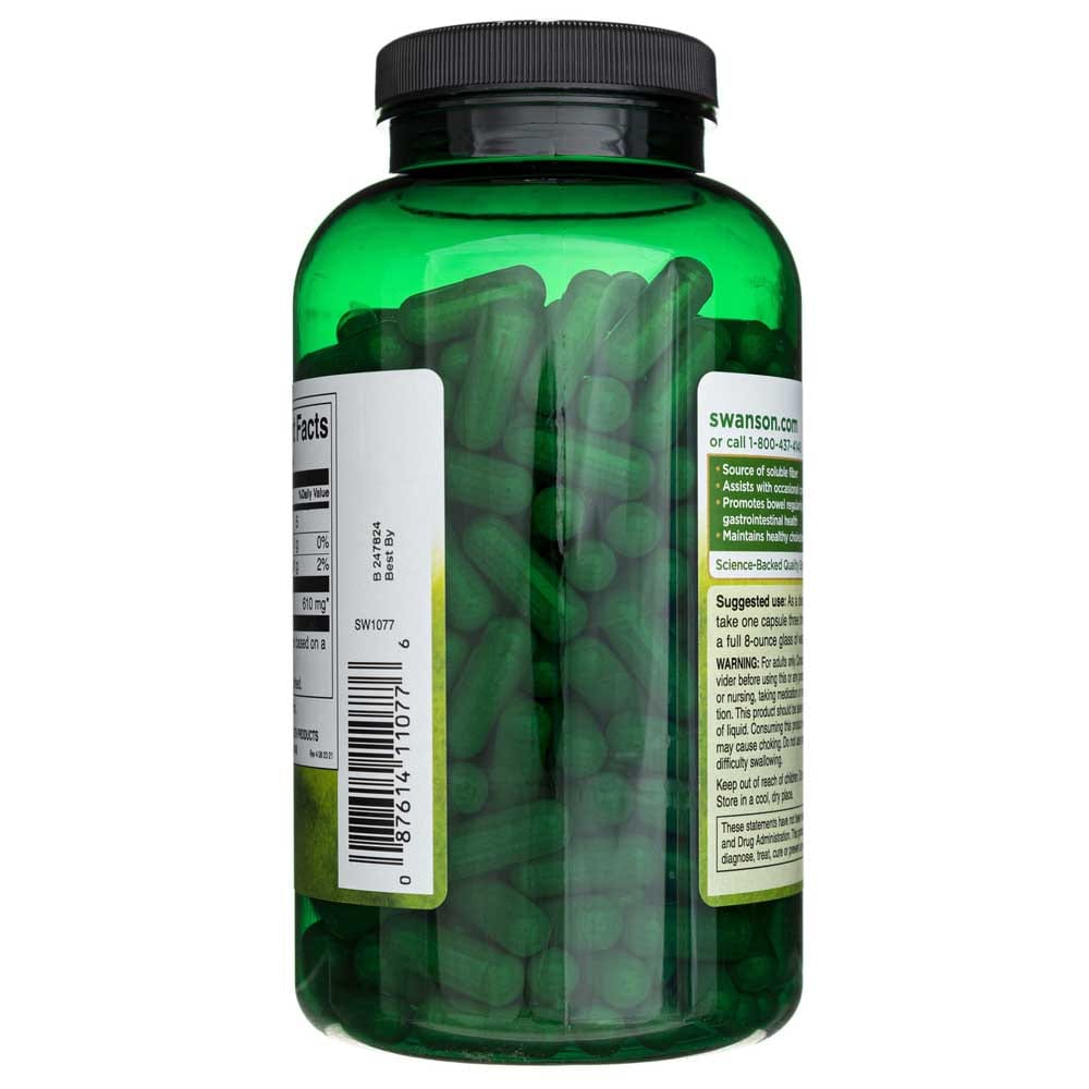 Swanson Psyllium Husks 610 mg - 300 Capsules