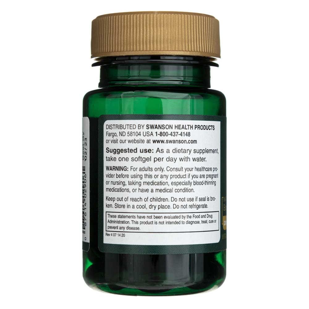 Swanson Vitamin K2 200 mcg - 30 Softgels