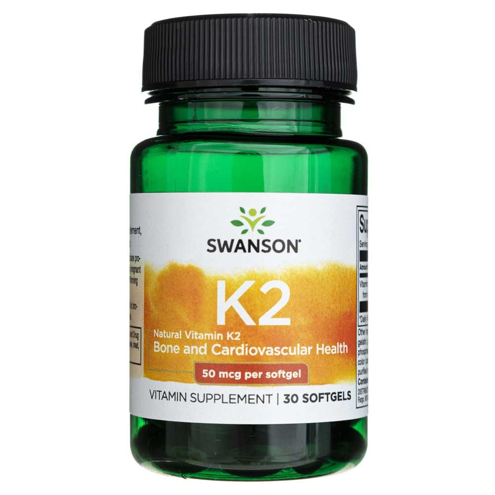 Swanson Vitamin K2 50 mcg - 30 Softgels