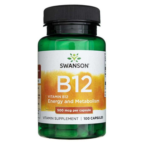 Swanson Vitamina B12 500 mcg - 100 Capsules