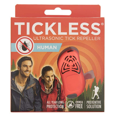 Tickless Human Ultrasonic tick repellent - Orange