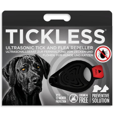 Tickless Pet Ultrasonic tick repellent for dogs - Black
