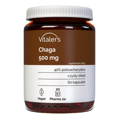 Vitaler's Chaga (Subcortical glaucoma) 500 mg - 60 Capsules
