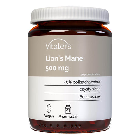 Vitaler's Lion's Mane 500 mg - 60 Capsules