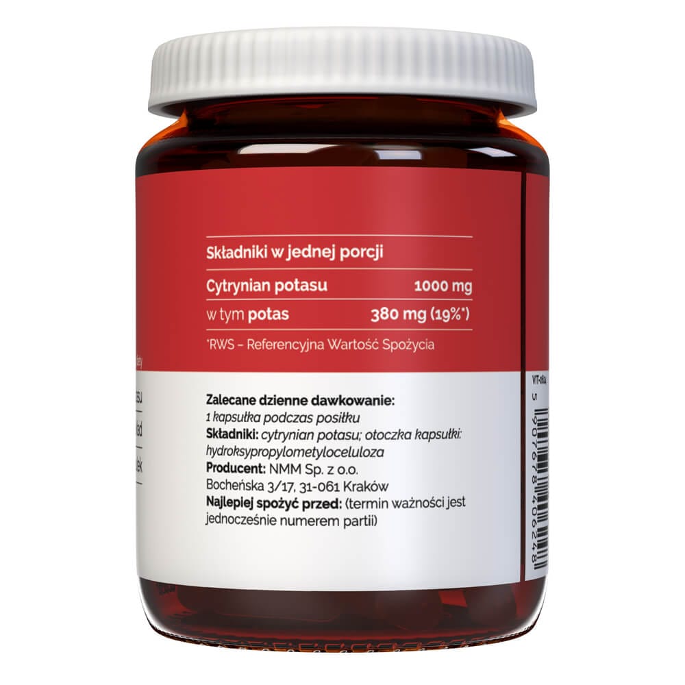 Vitaler's Potassium Citrate 380 mg - 60 Capsules