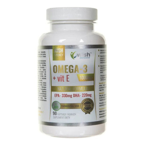 Wish Omega-3 1000 mg Vitamin E - 90 Capsules